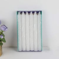شمع غير معطرة 6 حبة ارتفاع 20سم