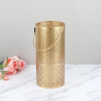 شمعدان حديدذهبي انيق مقاس 32*15 سم