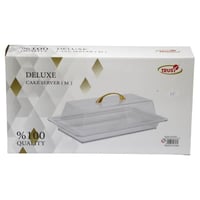 صينية اكريلك غطاء مستطيل 50*28 سم