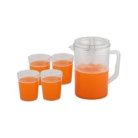 طقم جاك اكرليك مع كاسات 5 قطعة