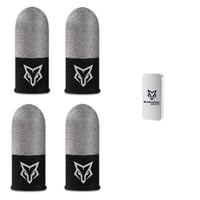 Sarafox V8 | قفازات ألعاب بألياف الفضية ولمس سريع...