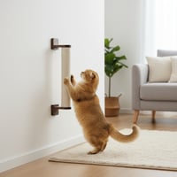 عمود الخدش الخشبي