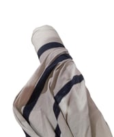 قماش مخطط ابيض 26 ملي 2*50 متر