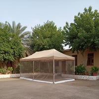 مضلة المنيوم ثقيل 3*6 اربع واجهات شفاف