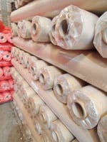 بي في سي pvc صيني 550 جرام بيج غامق 3*50 متر