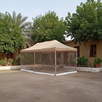 مضلة المنيوم ثقيل 4 جهات شفاف