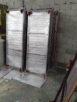 دولاب العزبه 4 رف المقاس 2 × 2 متر عمق 70 سم