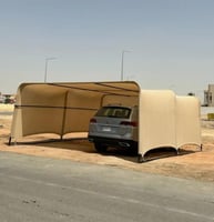 مظلة سيارات كوري 6*6 متر ارتفاع 2.5 متر