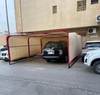 مظلة سيارات كوري 6*6 متر ارتفاع 2.5 متر