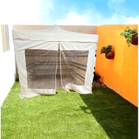 مضله سداسي مع الرواق ابيض مخطط pvc