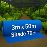 شبك ظل وطني ازرق 3*50 متر 160 جرام 60%