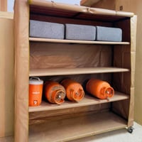 دولاب العزبه 4 رف المقاس 2 × 2 متر عمق 70 سم