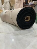 قماش هندي ابيض مخطط 1.88*50متر 670 جرام