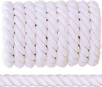 حبال ناصع البياض 100 متر
