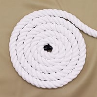 حبال ناصع البياض 100 متر