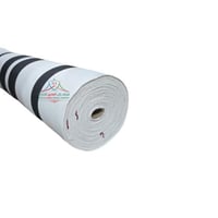 قماش هندي ابيض مخطط 2*50 متر 600 جرام