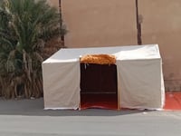 خيام راحتنا حديد 3*3 غاظ 3 سماكه 30 مل