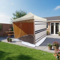 مضلة المنيوم مع الرواق مع بطانه واجهه شفاف