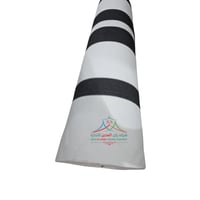 قماش هندي ابيض مخطط 2*50 متر 600 جرام