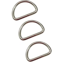 حلق حديد حرف D مقاس 5 سم