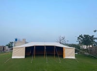 خيام بيتيه 6X13 اصفر ساده 3 غاظ سمك 32 مل