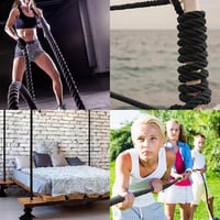 حبل قطن أسود طول 40 متر جميع المقاسات