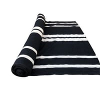 قماش مخطط اسود 26 مل 2*50 متر