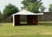 خيام سفري اللون ابيض 3*3 يارد