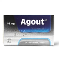 أجاوت 40 مجم، يقلل مستوى حمض اليوريك في الدم - 30...