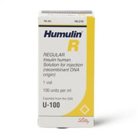 هيومالين ار، يقلل مستوى السكر في الدم - 1 فيال