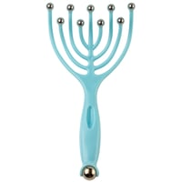 مدلك فروة الرأس بـتسع رؤوس ازرق أداة يدوية لتخفيف...