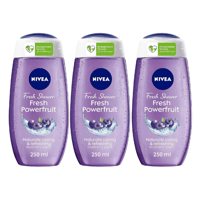 غسول جسم نيفيا جل استحمام فريش باور فريت بالتوت 3...