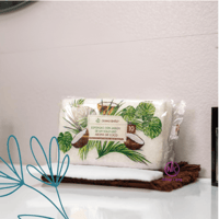 ليفة اسفنجية صابون للجسم للاستحمام برائحة جوز الهن...