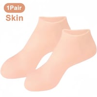 جوارب السيلكون لترطيب القدم الجافة المتشققة مقاومة...