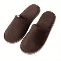 سليبر فاخر ناعم بطبقة مانعة للانزلاق بني