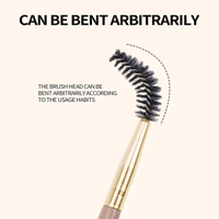 مجموعة فرش حواجب احترافية مائلة دقيقة قطعتين موديل...