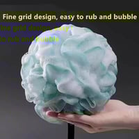 ليفة الاستحمام الرغوية مضغوطة ناعمة ومريحة الملمس