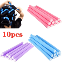 مجموعة مكرات الشعر 10 قطع الوان متعددة