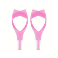 اداة فرشاة الرموش قطعتين 3 في 1، لوضع الرموش التجم...