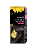 غارنيه - صبغة شعر دائمة خالية من الامونيا - أسود 2...