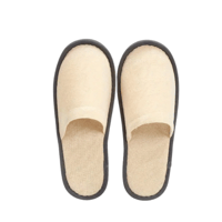 سليبر فندقي فاخر ناعم بطبقة مانعة للانزلاق لون كري...