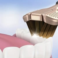 فرشاة الأسنان بشعيرات ناعمة 3D للتنظيف العميق مجمو...