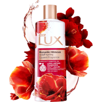 غسول الجسم من لوكس رومانسية الكركدية برائحة عطرية...