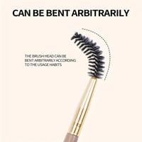 فرش حواجب احترافية مائلة لمكياج انيق ودقيق قطعتين...