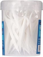 نكاشة اسنان بلاستيك مع خيط عبوة 30 قطعة