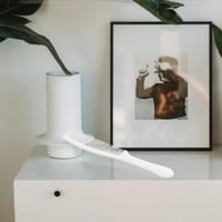 مشط الشعر الفندقي بلاستيك أبيض 16 سم 5 قطع مغلف بش...