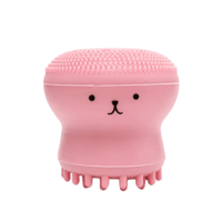 فرشاة سيليكون صغيرة لتنظيف الوجه والتقشير