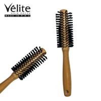 فرشاة شعر خشبية دائرية وشعيرات خشنة مربعة موديل 12...