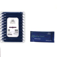 25 قطعة من مناشف الوجه المبللة المنعشة برائحة اللا...