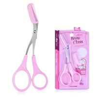 مقص بلاستيك وردي